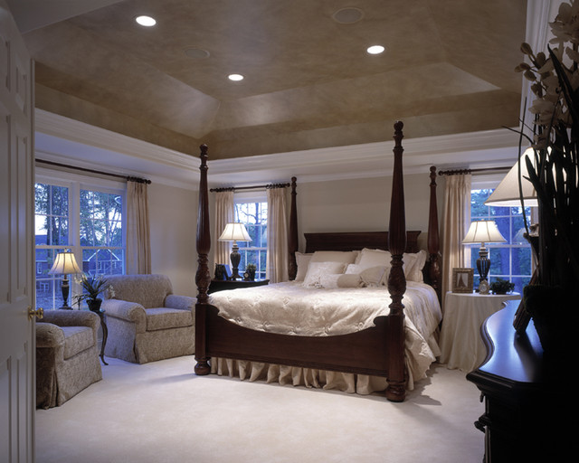 master bedroom with tray ceiling, shenandoah model