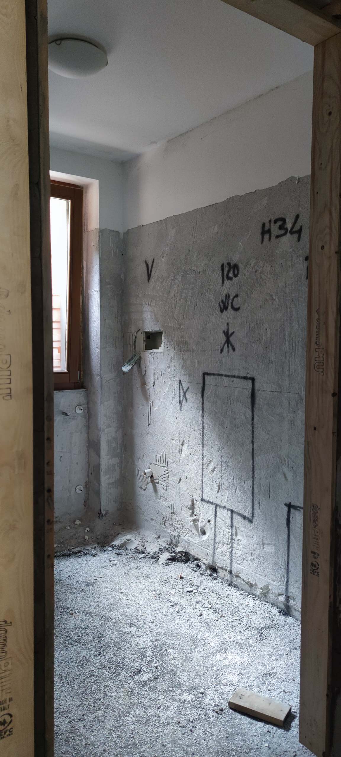 work in progress ristrutturazione  su due livelli