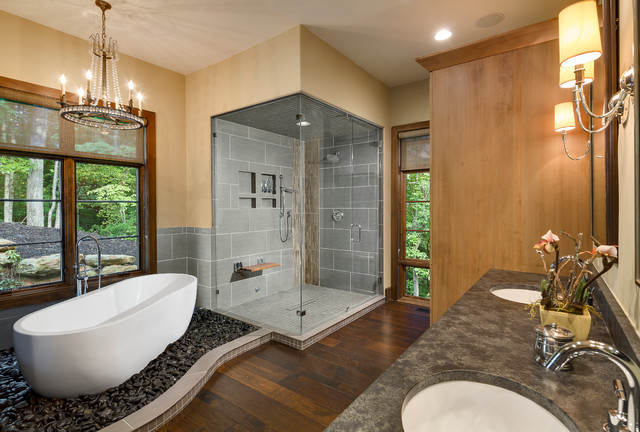 Dreamy Custom Home stanza-da-bagno