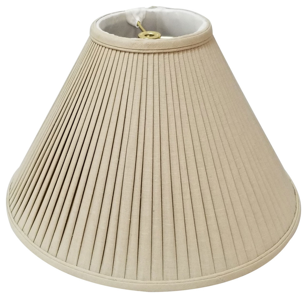 Coolie Empire Side Pleat Basic Lampshade - Traditional - Lamp Shades ...