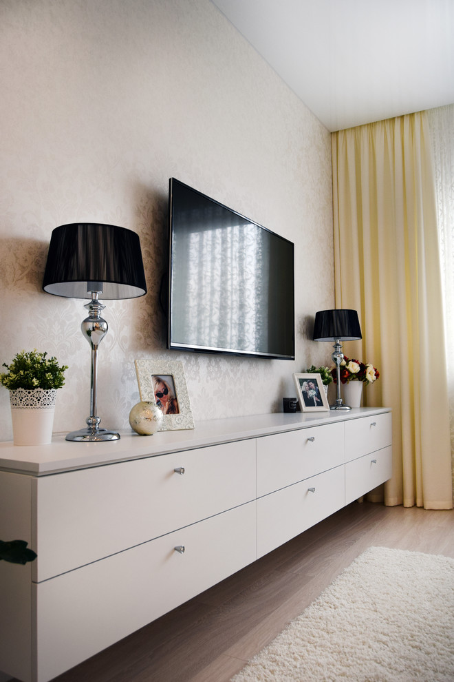 Интерьер с белыми акцентами