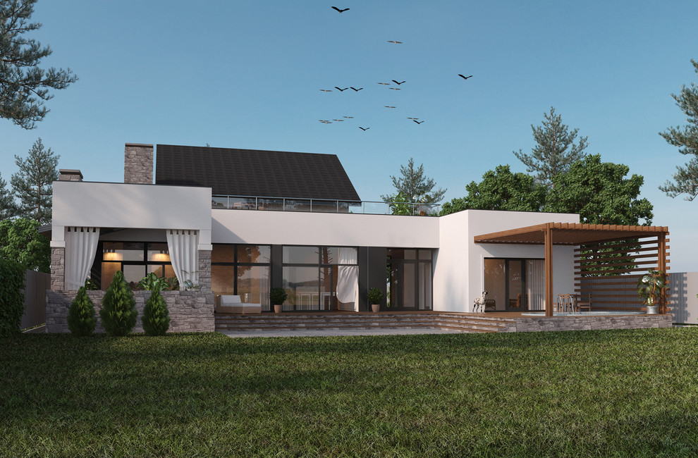 Эскизное решение дома в Нижегородской области