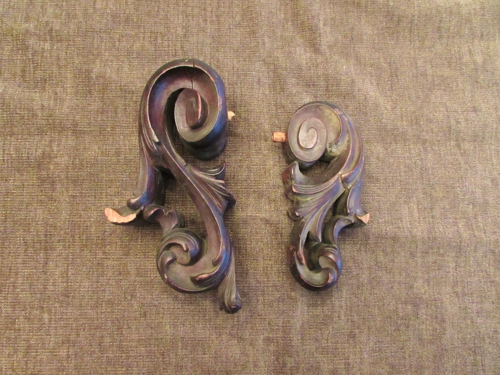 Interesting wood carvings, how to clean up?