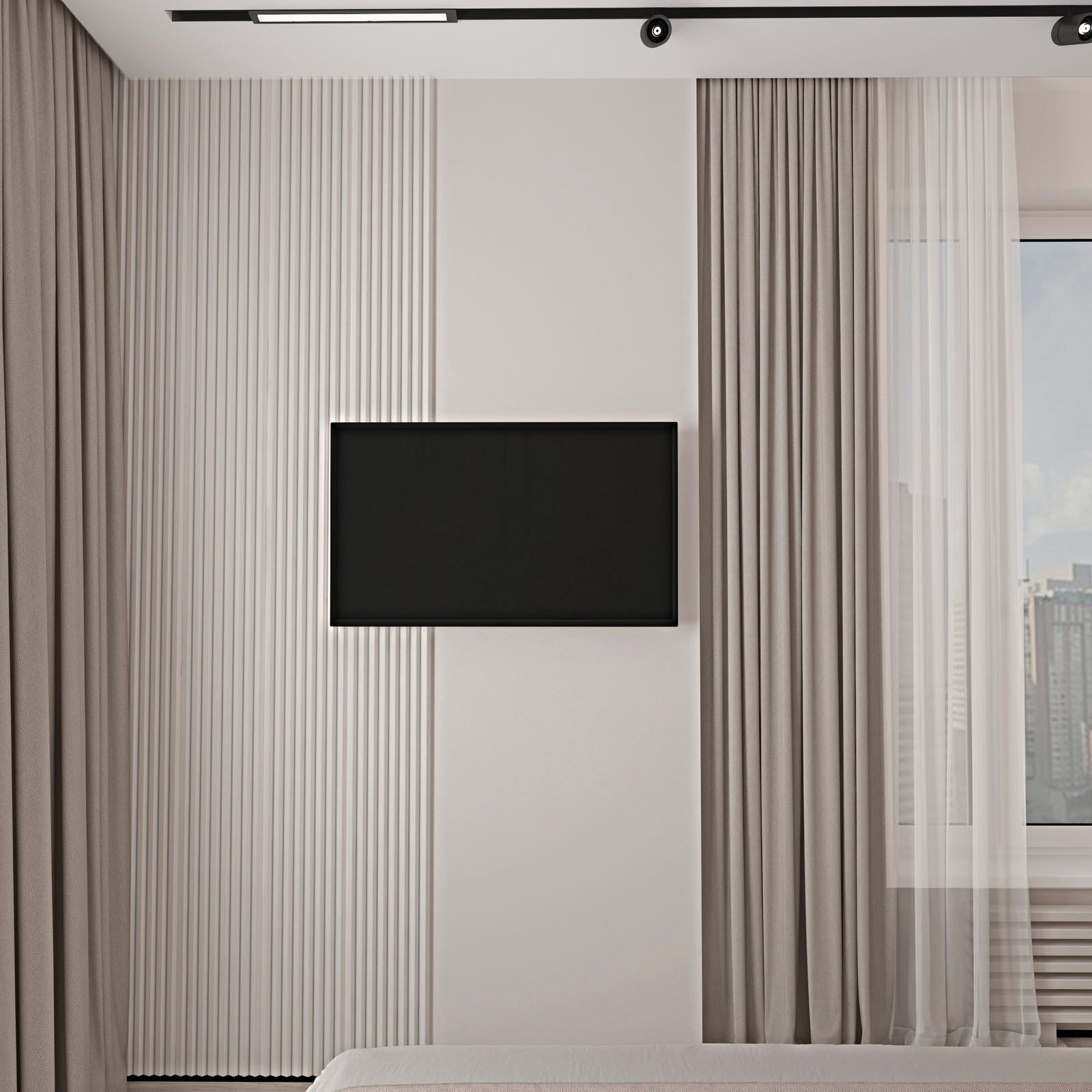 Пространство для семьи с двумя детьми. Москва, ЖК Западный порт