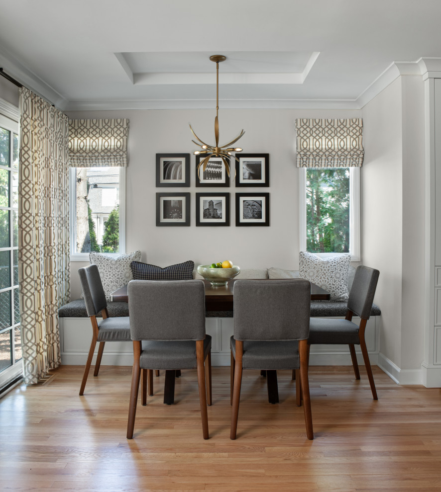 Transitional dining room photo