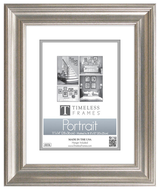 Lauren Portrait Frame Silver 16 X20 Transitional Picture Lauren Portrait Frame Silver 16 X20