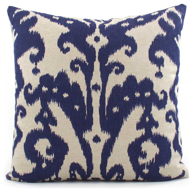 Marrakesh Batik Throw Pillow - Decorative Pillows - by Chloe and Olive LLC