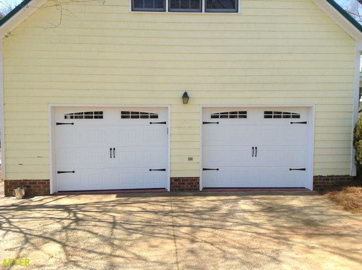 Inspiration for a traditional garage in Charlotte.