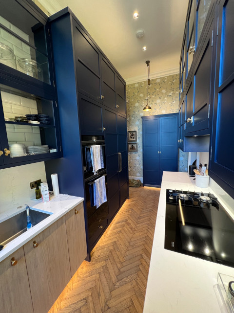 Tall Galley Kitchen contemporary-kitchen