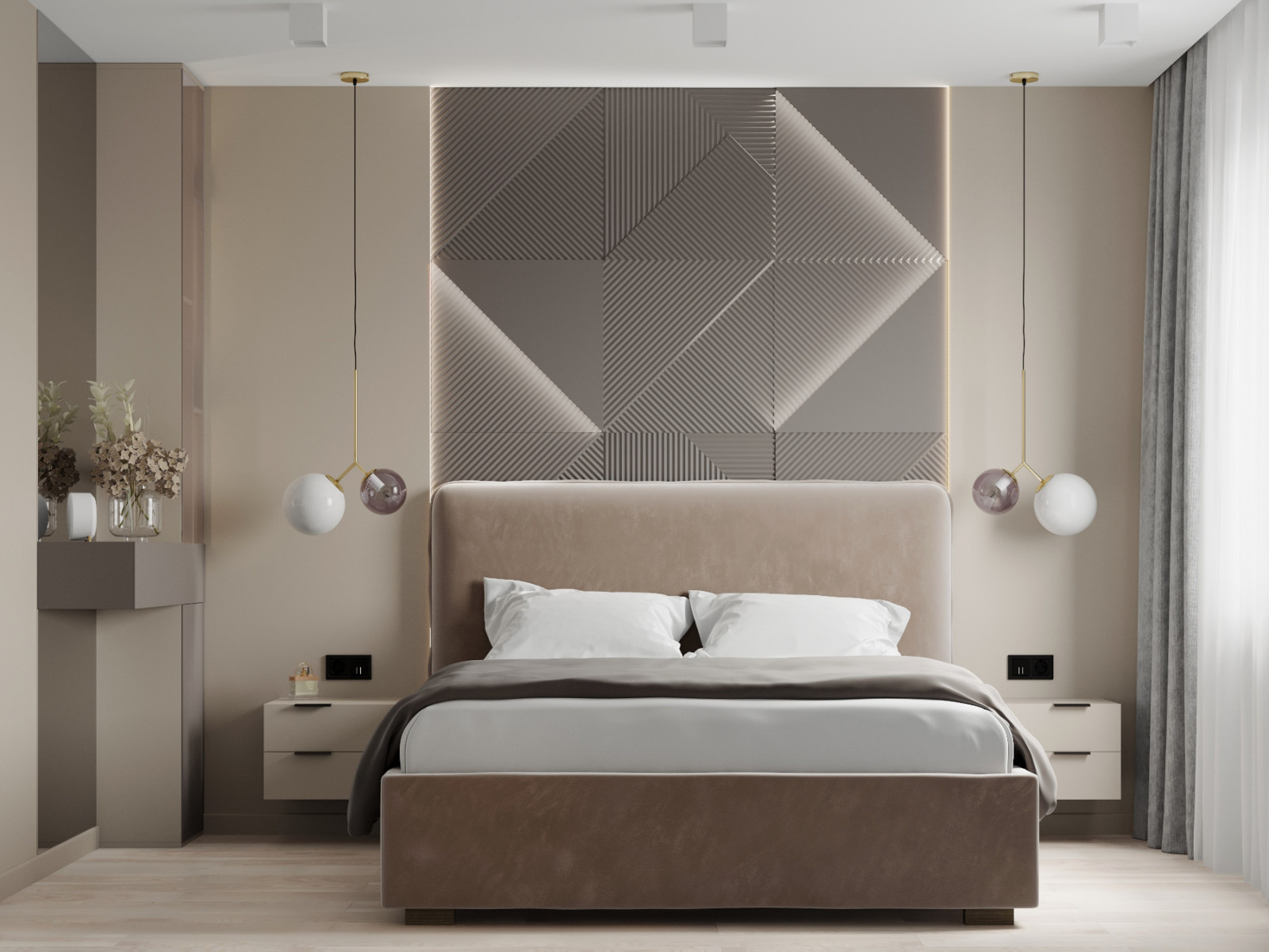 Уютная спальня в Калининграде