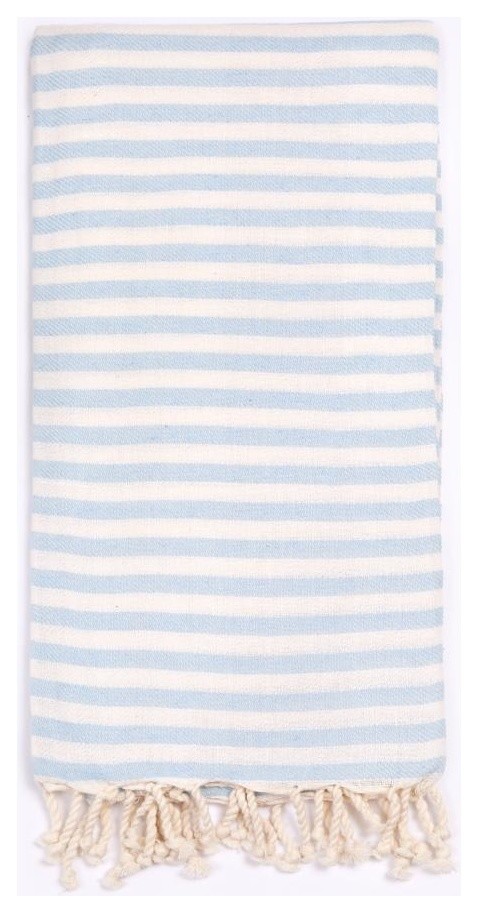 Beach Candy Turkish Towel, Baby Blue