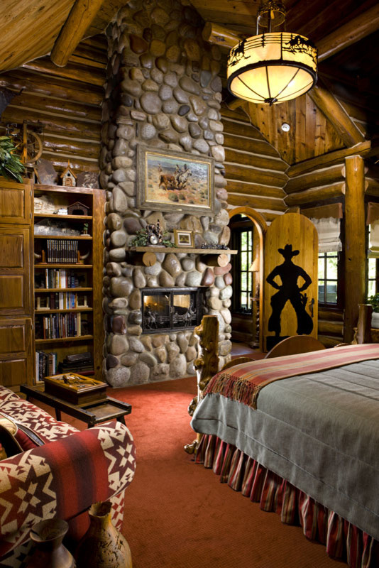 Bedroom - rustic bedroom idea