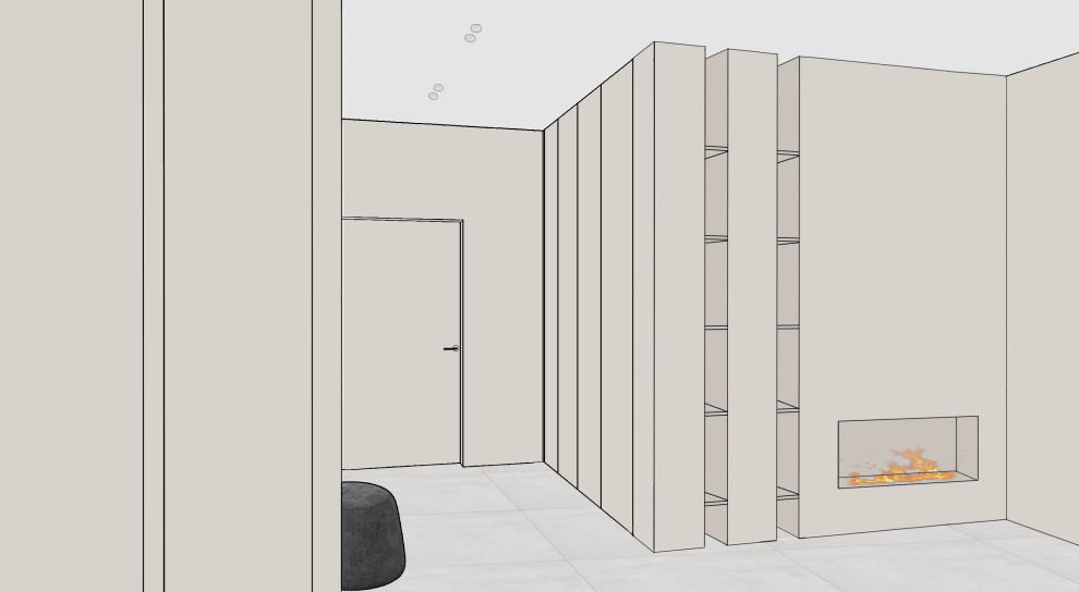 Эскизы проекта в ЖК Level, Москва