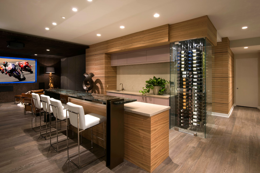 Village at Mountain Shadows- Cholla Home - Contemporary - Home Bar ...