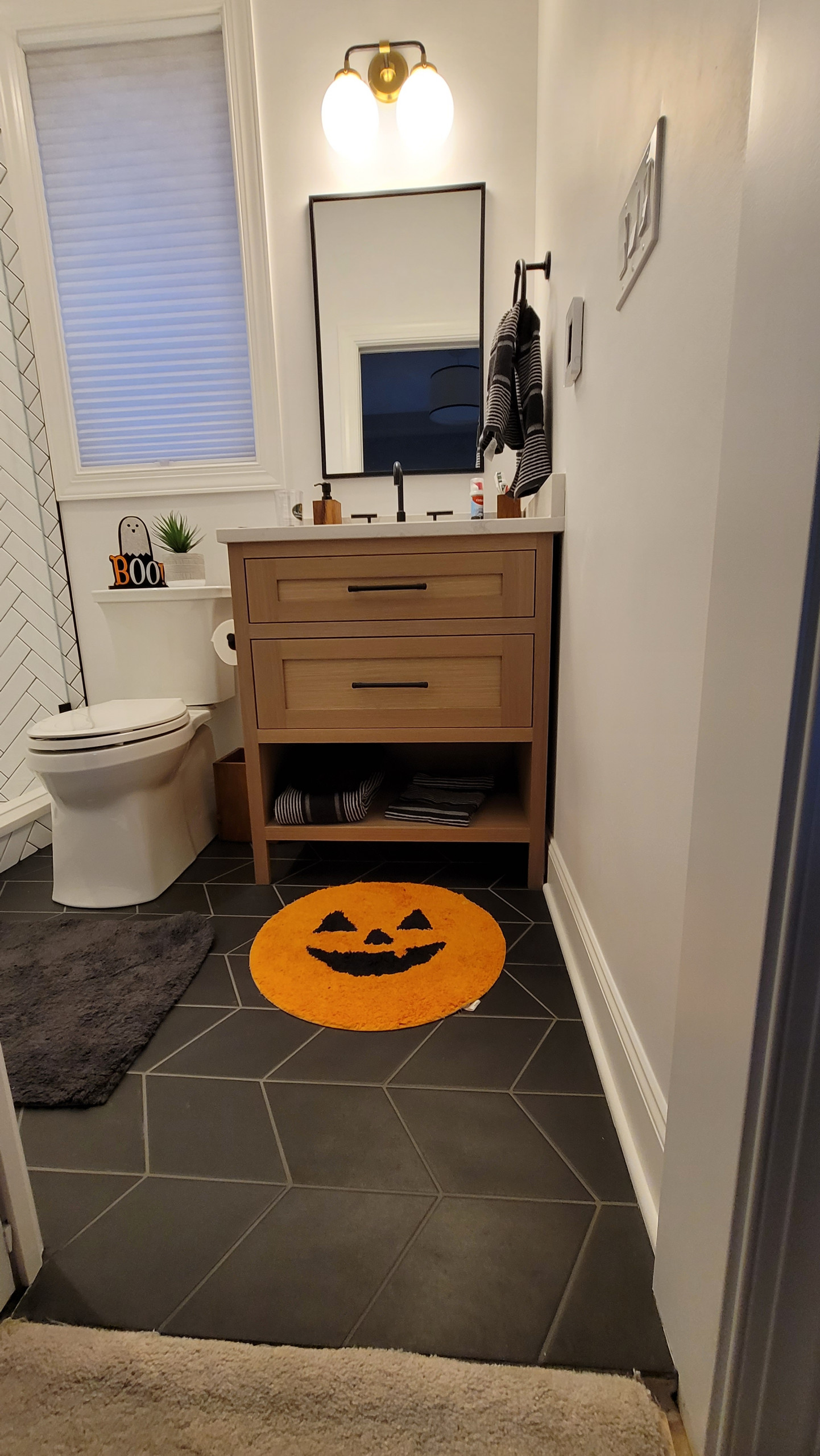 custom vanities white oak