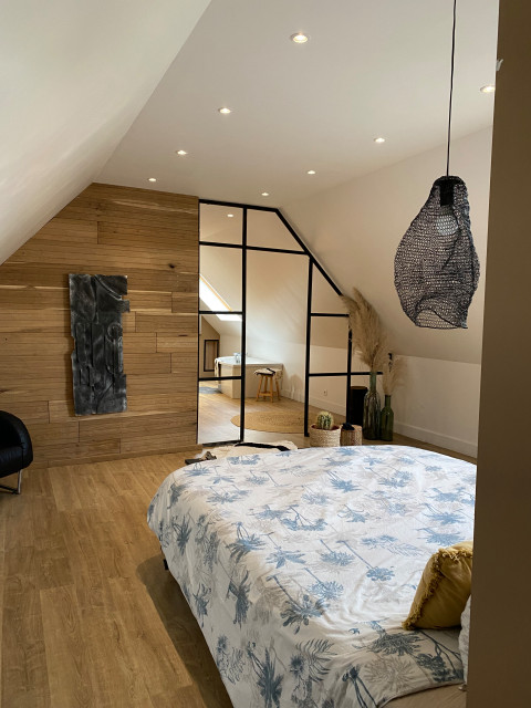 chambre parentale industrial-schlafzimmer