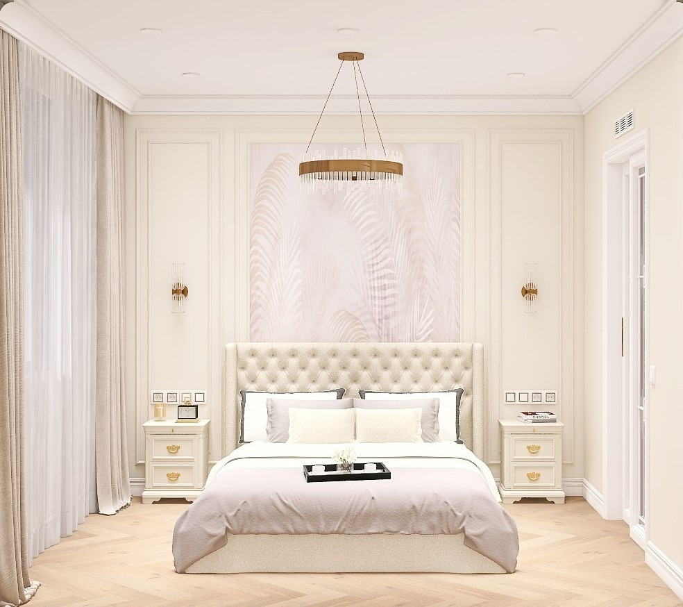 1-комнатная квартир 32,4кв.м стиль неоклассика