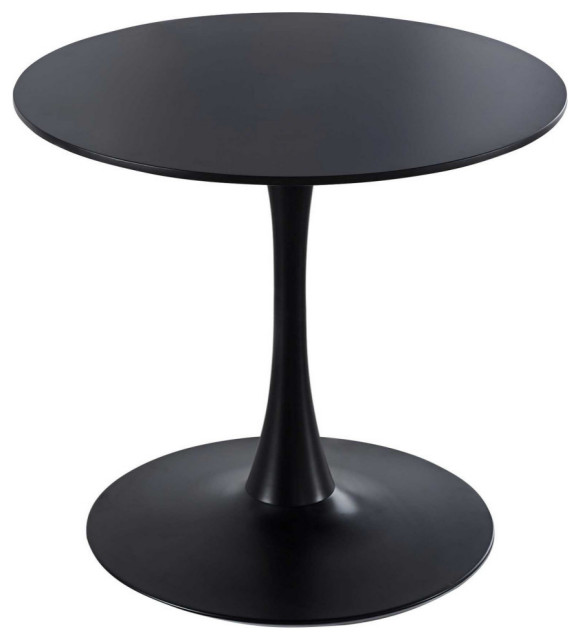 31.5" Black Tulip Table Mid Century Dining Table - Midcentury - Dining ...