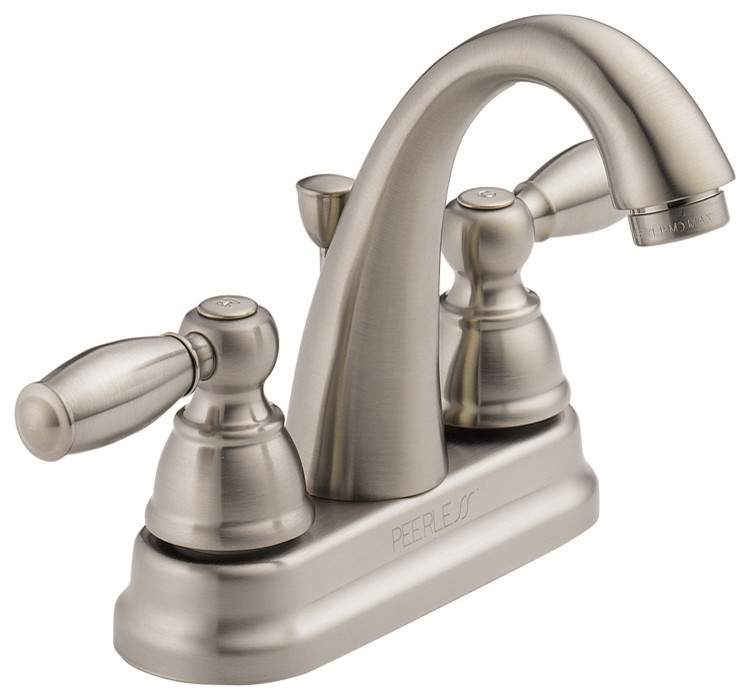 Delta Faucet 2 Handle Lavatory Faucet With Popup Traditional