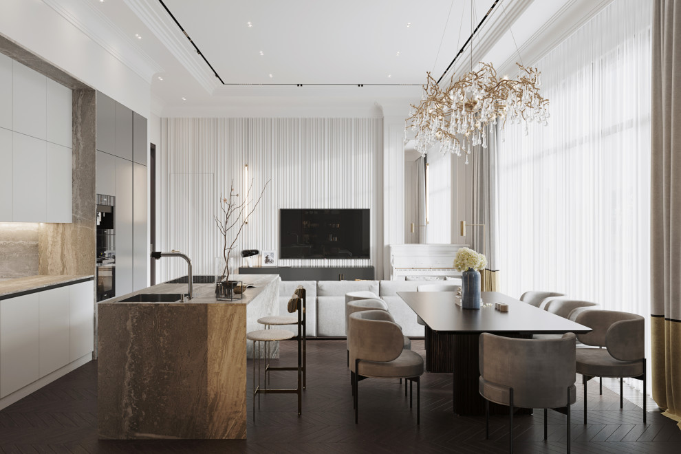 Дизайн-проект квартиры в ЖК "Императорский яхтъ-клуб"