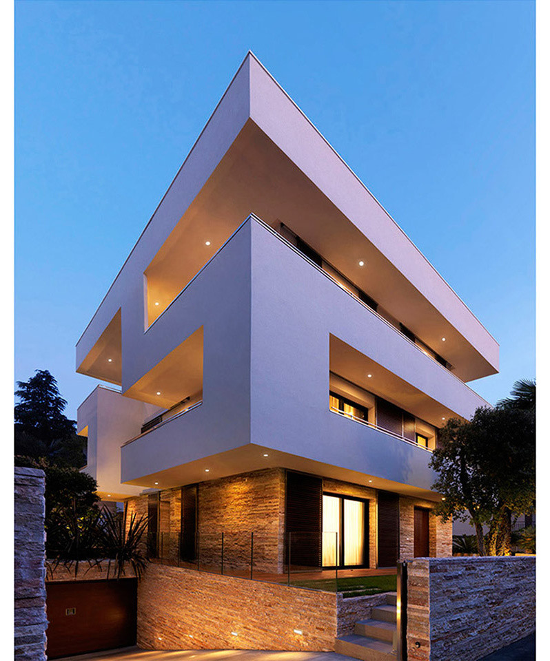 This is an example of a contemporary exterior in Bologna.