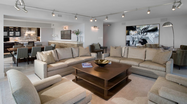 Living Room trendy-dagligstue