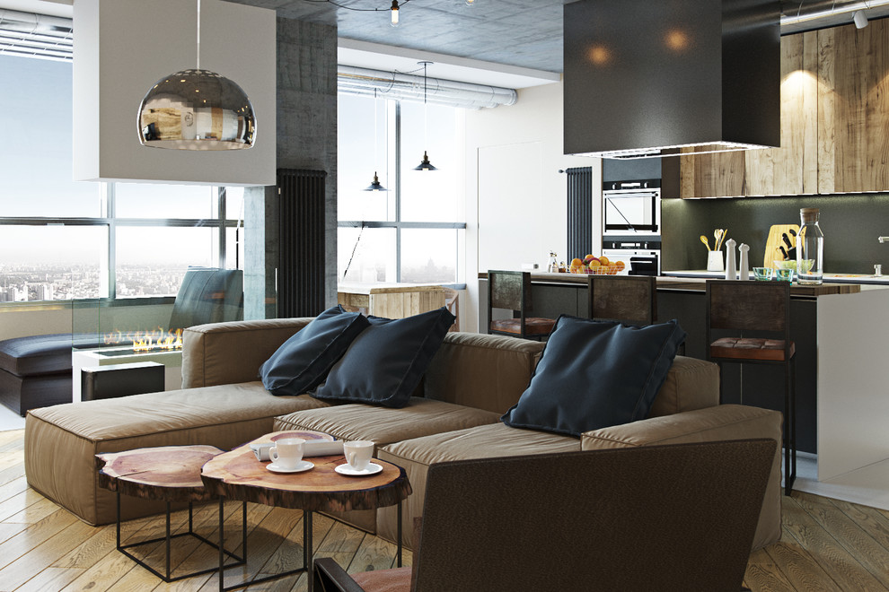 Квартира в стиле лофт