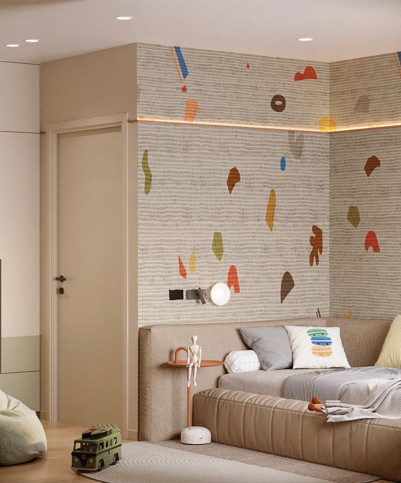 Современный интерьер для молодой семьи, 100 м2