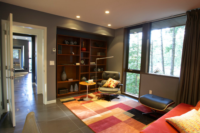 Waterfront Hideaway modern-arbeitszimmer