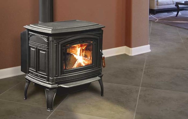 Enviro Boston 1700 Cast Iron Freestanding Wood Stove - Traditional - Denver  - by Home and Hearth Outfitters | Houzz