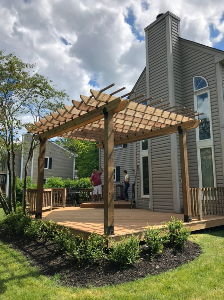 Shady Pergola Build - After