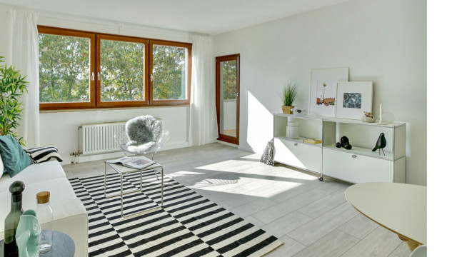 Homestaging contemporary-vardagsrum