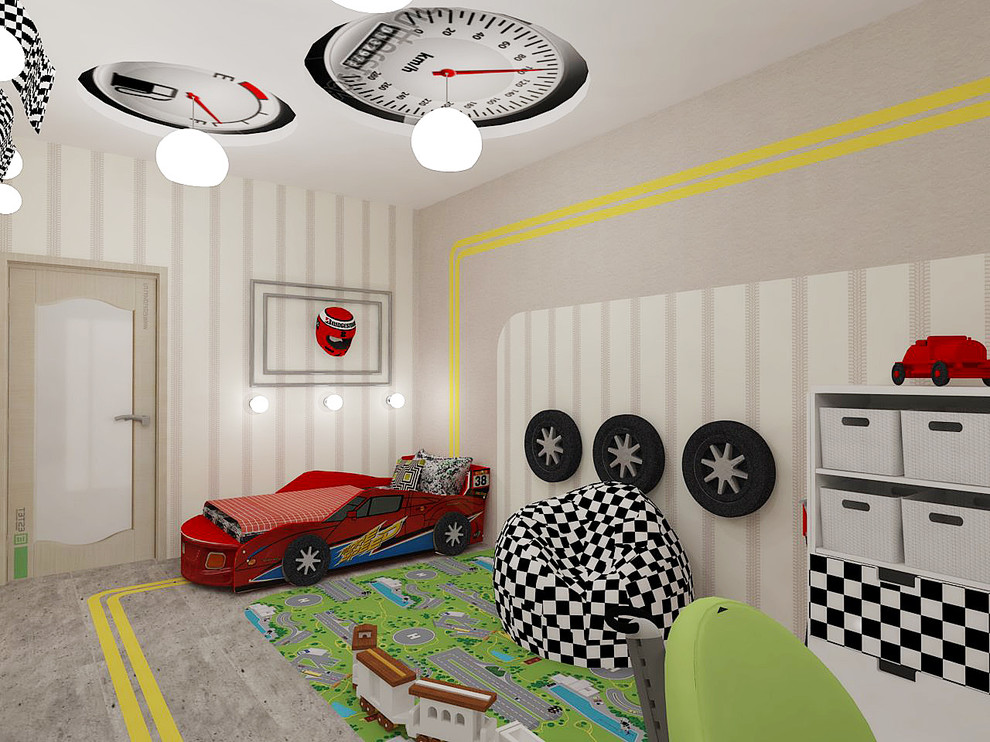 Детская комната для маленького гонщика