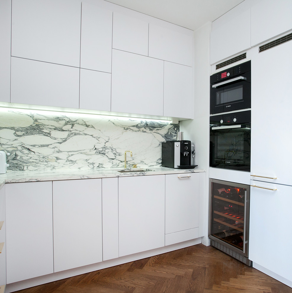 Contemporary kitchen in Stockholm.