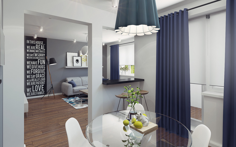 Интерьер квартиры-студии для молодого человека в г. Красногорск