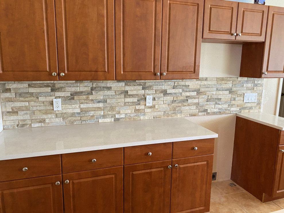 Inspiration for a rustic kitchen remodel in Miami