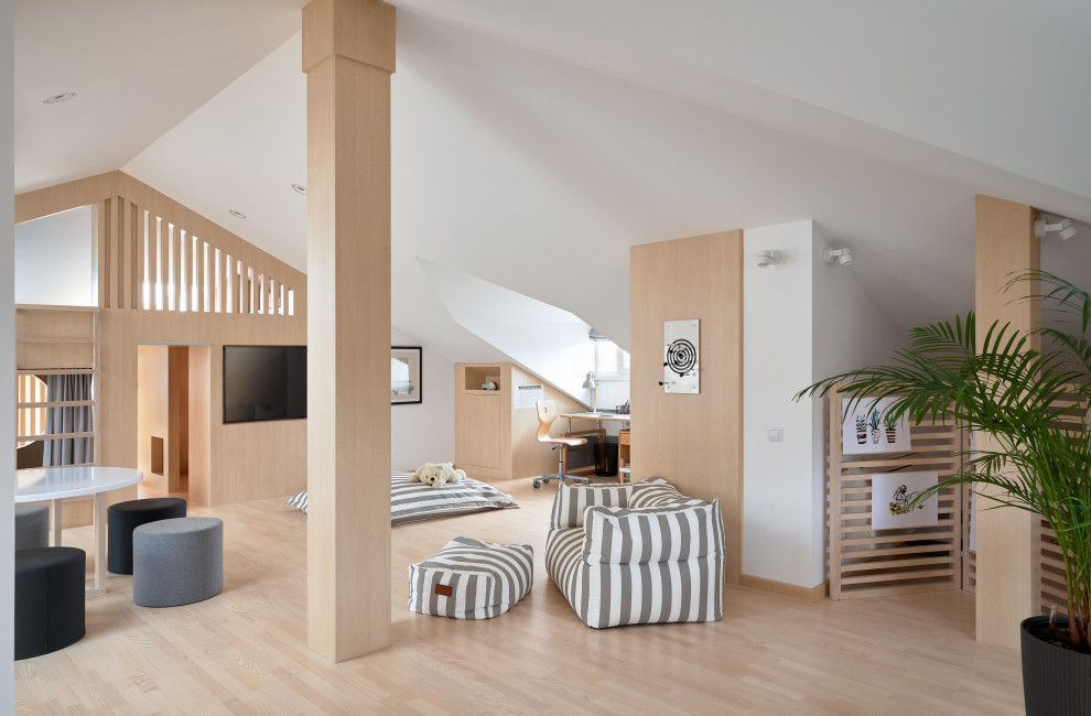 Мансарда для детей.  Публикация AD