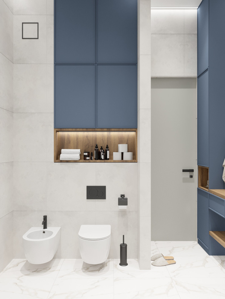 Вид на инсталляцию и биде