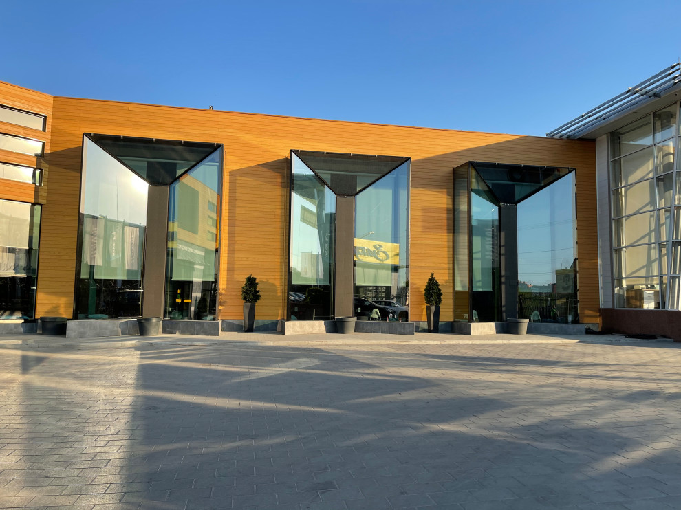 Остекление детского кафе город Кустанай