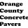 Orange County Concrete Pavers