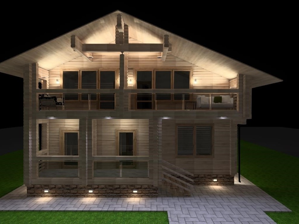 Освещение загородного дома