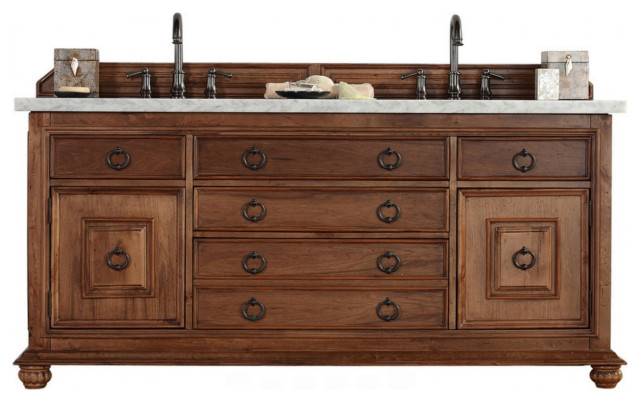 Mykonos 72 Double Vanity Traditional, 72 Double Sink Vanity Without Top