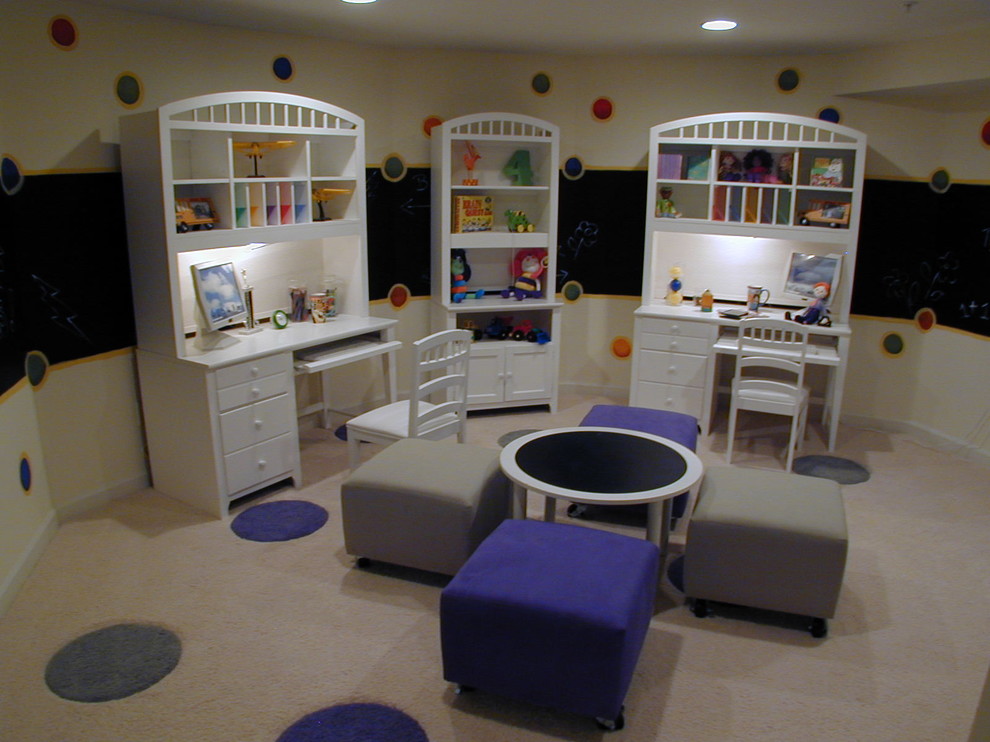 Photo of a contemporary playroom in DC Metro.