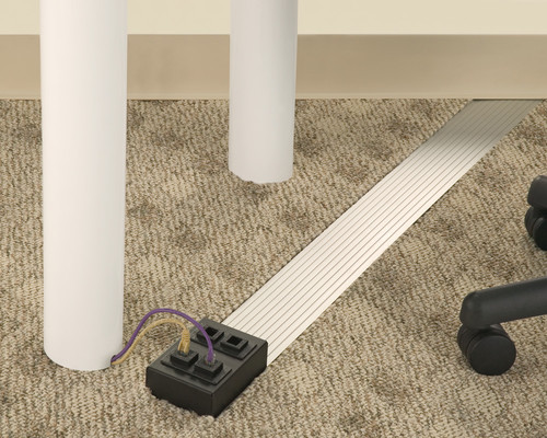 Power Strip Cover Floor Wire Manager - Wire Managers - Mockett