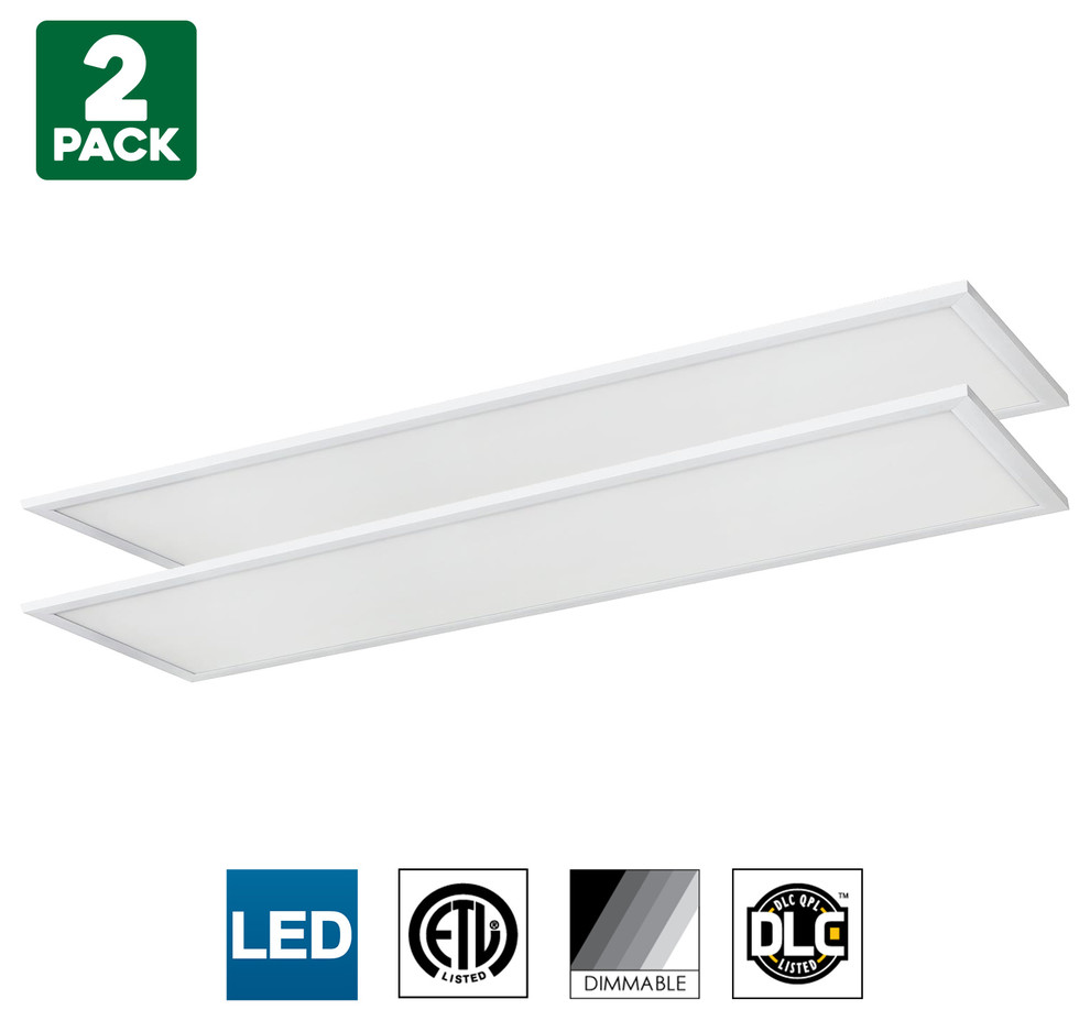 Sunlite LED Light Panel, 1x4 Foot, 40W, 3500K Warm White, Dimmable, 2