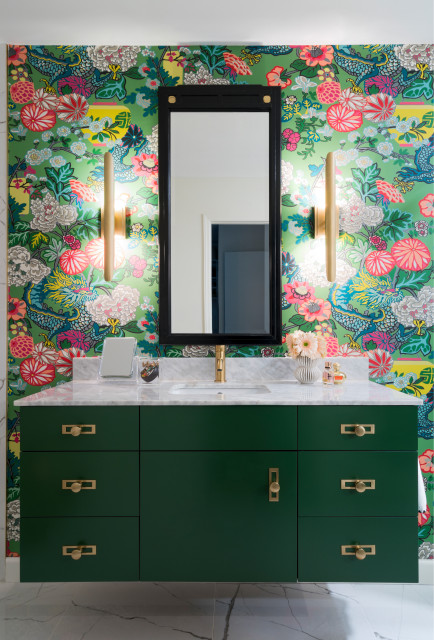 Ashley DeLapp Interior Design eklektisk-badrum