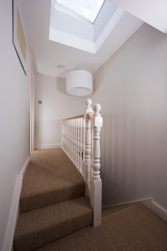 Design ideas for a traditional hallway in London.