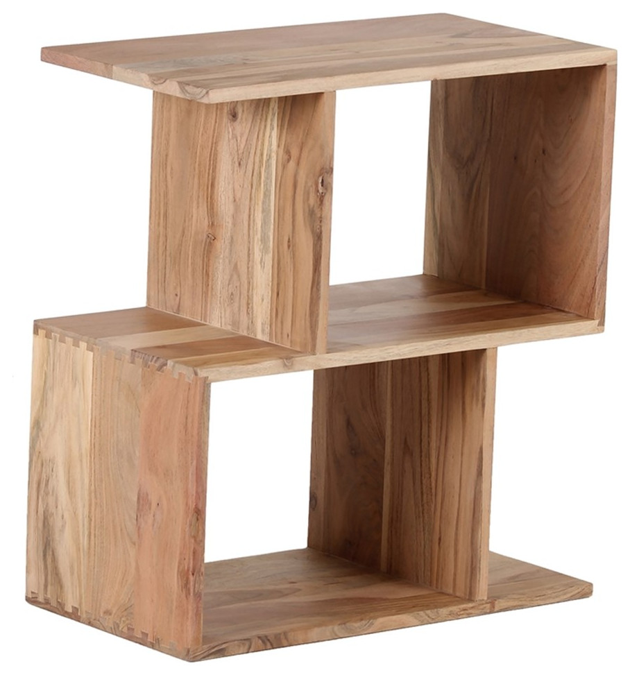 Porter Designs Portola Solid Acacia Wood Bookcase - Natural