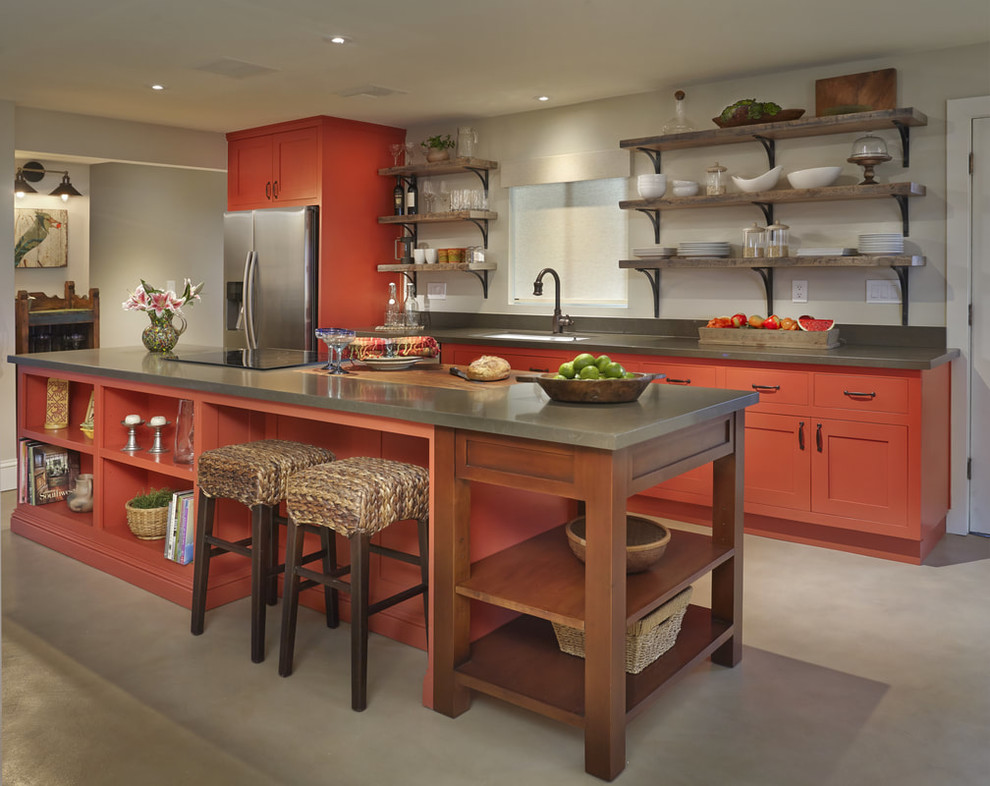 Kitchen - transitional kitchen idea in Phoenix