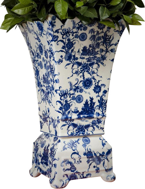 Porcelain Vase in Blue and White
